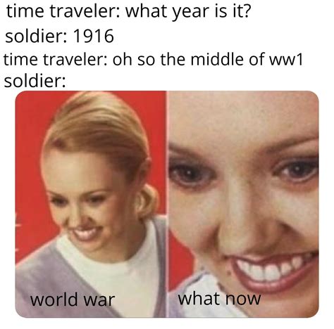 ww1 time traveler meme